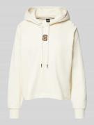 Hoodie met logobadge, model 'Emaes'