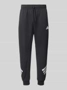 Sweatpants met labelprint