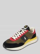 Sneakers van leermix, model 'Train'