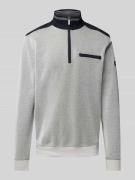 Sweatshirt met labeldetail