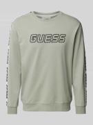 Sweatshirt met labelprint