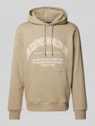 Hoodie met labelprint