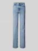 Straight fit jeans met stretch, model 'MONICA'