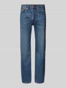 Straight fit jeans van puur katoen