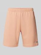 Regular fit sweatshorts met elastische band