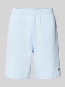 Regular fit sweatshorts met elastische band