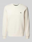 Sweatshirt met labelbadge