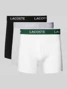 Boxershort met elastische band met label in een set van 3 stuks