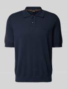 Regular fit poloshirt met labelstitching, model 'Asac'