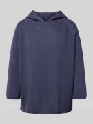 Hoodie in gebreide look