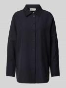 Regular fit overhemdblouse met doorknoopsluiting