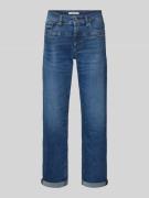 Slim fit jeans met verkort model, model 'PEARLIE'