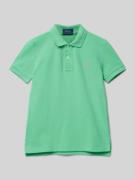 Regular fit poloshirt met logostitching