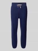 Comfort fit sweatpants van katoenmix