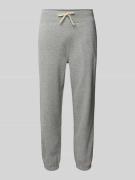 Comfort fit sweatpants van katoenmix