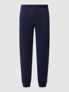 Sweatpants met labeldetail