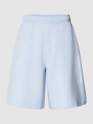 Regular fit sweatshorts in effen design