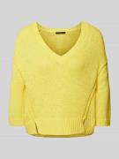 Gebreide pullover met V-hals