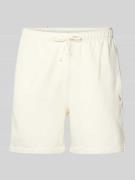 Regular fit sweatshorts met tunnelkoord