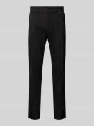 Tapered fit broek met labeldetail, model 'TECH'