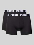 Boxershort met labeldetail in een set van 2 stuks