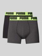 Boxershort met labeldetail in een set van 2 stuks