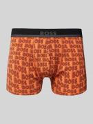 Boxershort met elastische band met label