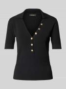 Gebreid shirt met reverskraag