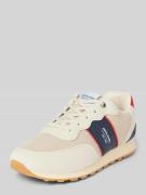 Sneakers met vetersluiting en labeldetail, model 'SPIRIT'