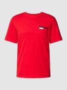 T-shirt met labelprint, model 'CORP'