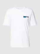 T-shirt met labelprint, model 'CORP'