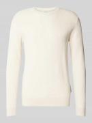 Gebreide pullover met ronde hals