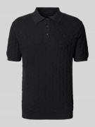 Slim fit poloshirt van puur katoen