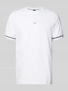 T-shirt met labeldetail