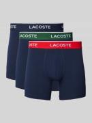 Boxershort met elastische band met label in een set van 3 stuks