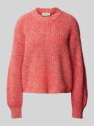 Gebreide pullover met ronde hals, model 'Wille'