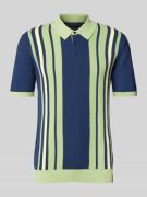 Regular fit poloshirt met labeldetail