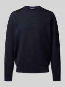 Regular fit gebreide pullover van zuivere scheerwol
