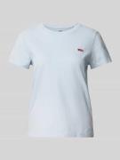 T-shirt met labelpatch, model 'PERFECT'