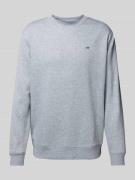Sweatshirt met logostitching