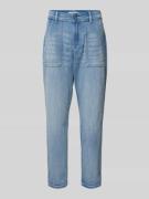 Slim fit jeans met steekzakken, model 'Liv'