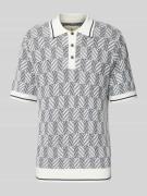Poloshirt in gebreide look, model 'CODY'