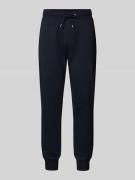 Regular fit sweatpants met steekzakken