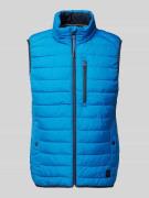 Bodywarmer met steekzakken opzij