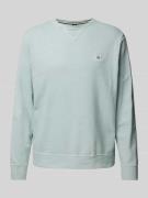 Sweatshirt met labeldetails