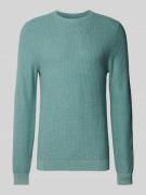 Regular fit gebreide pullover van zuiver katoen