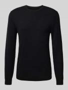 Gebreide pullover met ronde hals
