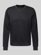 Regular fit sweatshirt met logostitching