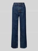 Wide leg jeans in 5-pocketmodel, model 'Leni'