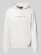 Hoodie met labelprint